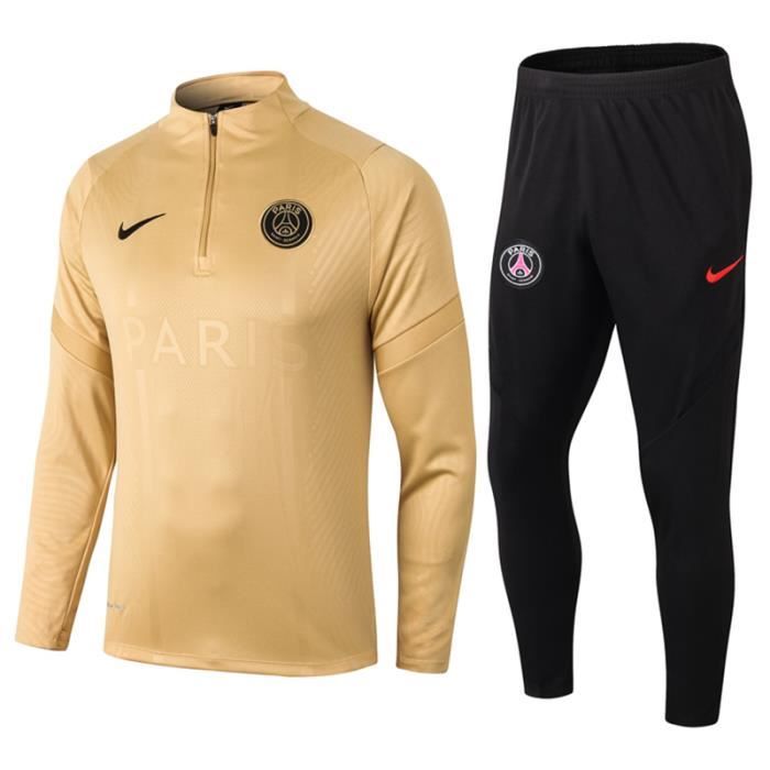Survêtement Foot Homme PSG Paris,Maillot Foot Enfants Garçon Homme 2021 Survêtement Foot Maillot de Foot,Haut et Pantalon