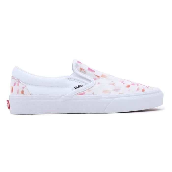 Chaussures VANS UA Classic Slipon Blanc - Femme/Adulte