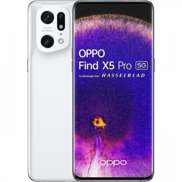 Smartphone Téléphone OPPO Find X5 Pro 5G 12 Go RAM + 256 Go Blanc 7,400000