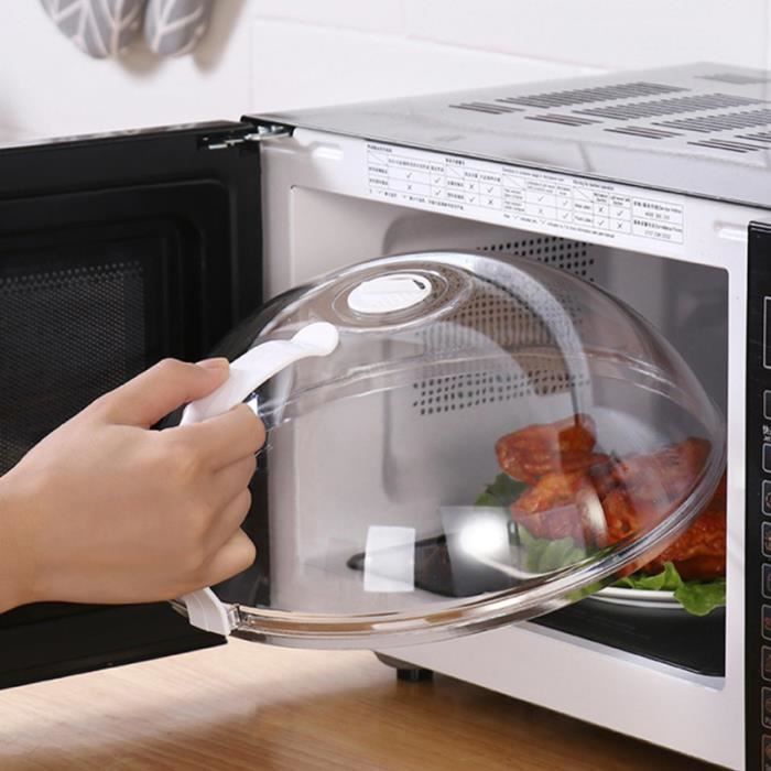 2pcs Kitchen Food Preservation Cover Microwave Oven Splash-proof CLOCHE MICRO-ONDE