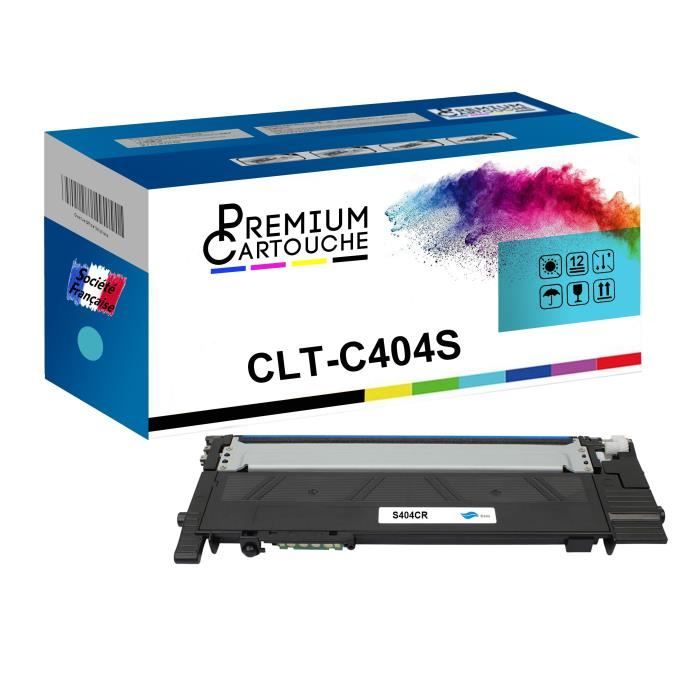 Toner CLT-404S Cyan Compatible pour Samsung Xpress C 430 Xpress C 430 Series Xpress C 430 W Xpress C 480 Xpress C 480 FN Xpress C 48
