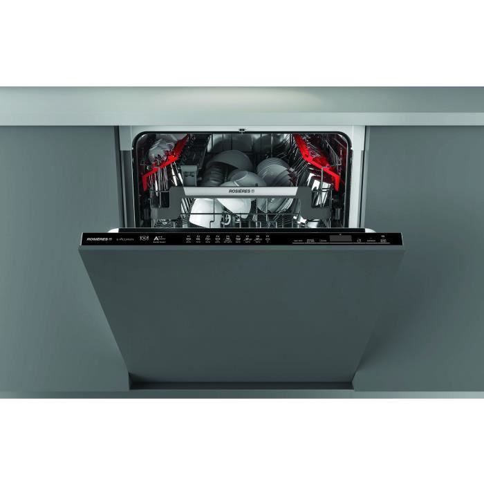 Lave-vaisselle encastrable connecté ROSIERES RDIN2D520PB - 15 couverts - Largueur 60 cm - 43 dB