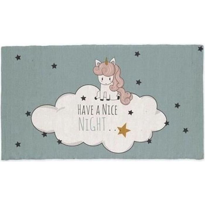 Tapis Pretty Lili 60x120 cm Have a nice night 60 X 120 Bleu