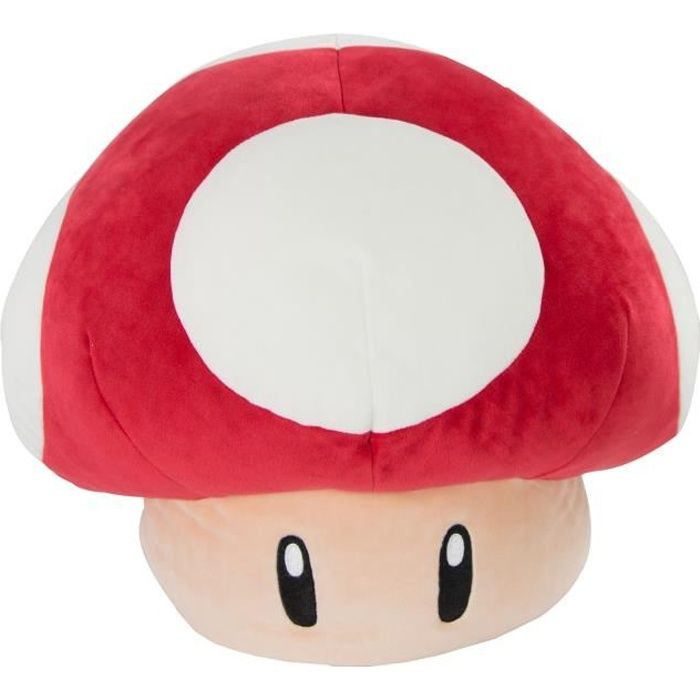 TOMY Mario Kart - Peluche Club Mocchi Mocchi Champignon 30 cm