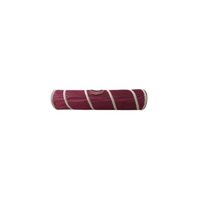 VADIGRAN Tunnel nylon à bruissement - Bordeaux - 100 cm - Pour chat