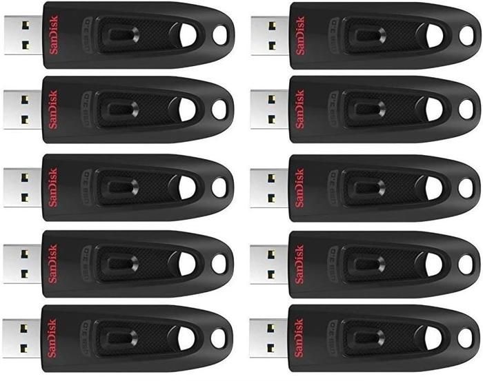 Lot de 10 Clé USB SANDISK Ultra USB 3.0 jusqu'à 130Mo/ SDCZ48 U46 - vue 2