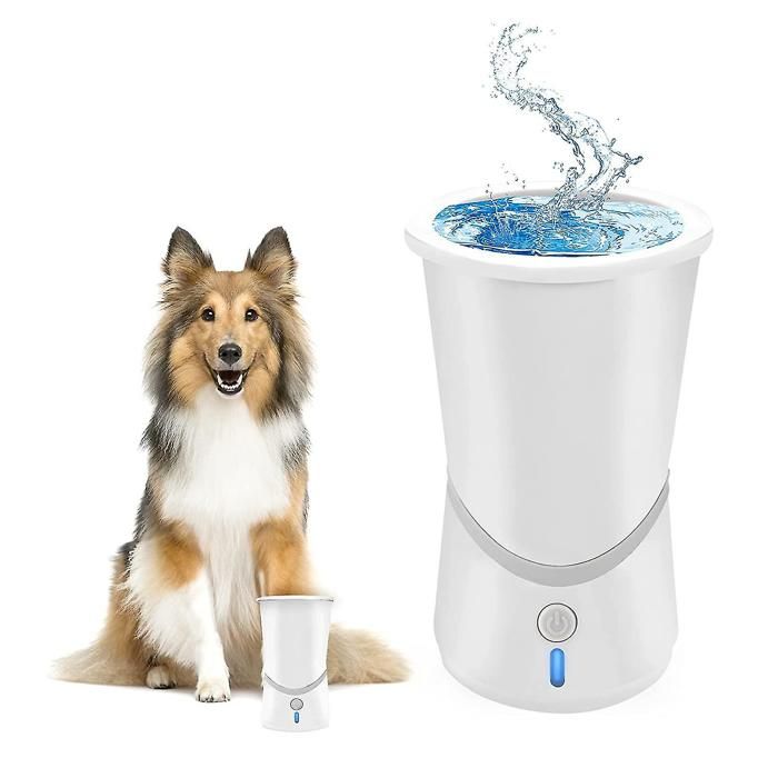 Meilleurs prix pour Nettoyeur automatique de pattes de chien, nettoyeur de pattes de chien rechargeable par USB, nettoyage électrique portable pour