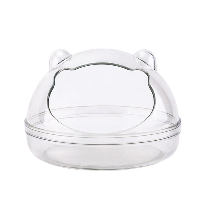 Baignoire de sable pour animaux de compagnie adaptée aux hamsters et aux petits animaux pour se baigner et jouer dans les