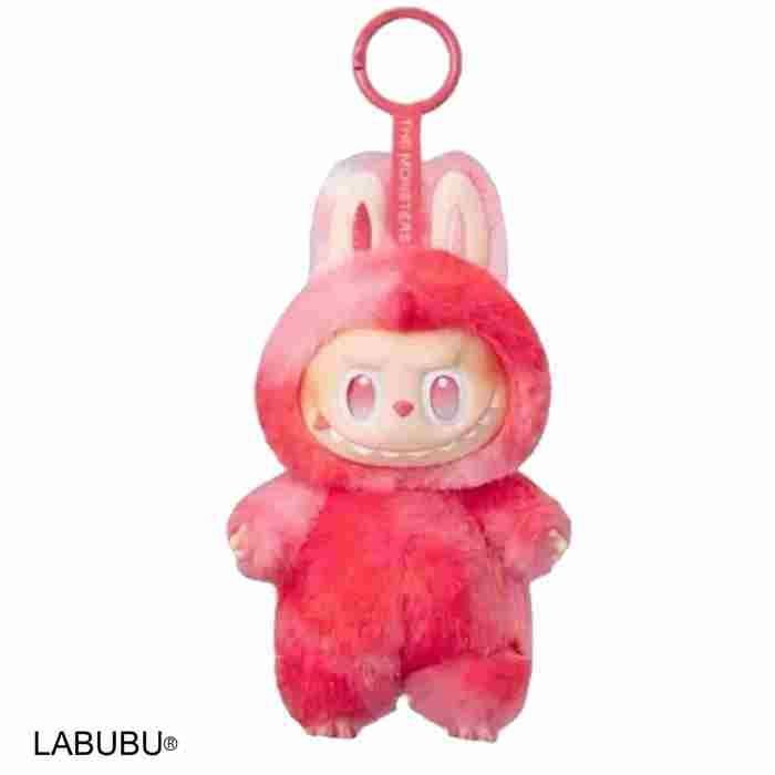 Porte-clés Peluche Labubu BB Angell Avec Tenue McDonald’s – Garçon, Neuf Scellé