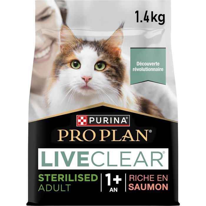 Comparer les prix de Nourriture pour chat - TWINBIRD - Purina Pro Plan LiveClear - Saumon - Réduit Allergènes - 6x14kg