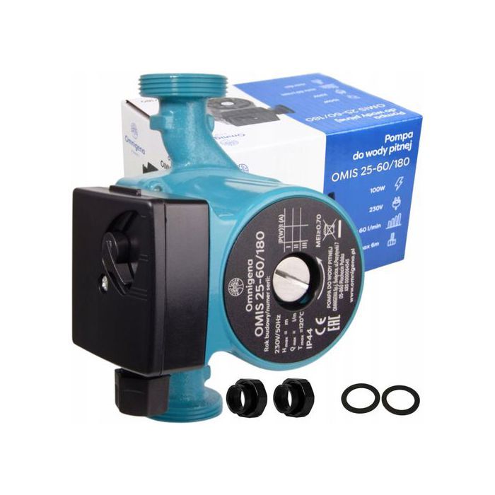 Pompe de circulation pour chauffage central - OMNIGENA - OMIS 25-60/180 - Eau potable - Classe énergétique A