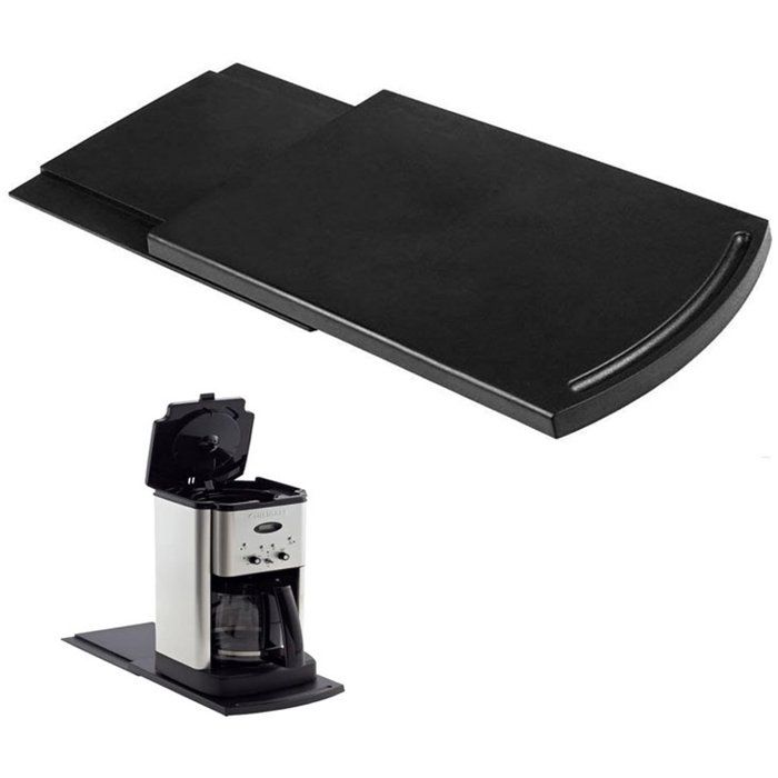 Tiroir amovible pour appareils de cuisine - Tiroir coulissant pratique - Accessoires de rangement pour plan de travail - Accessoires