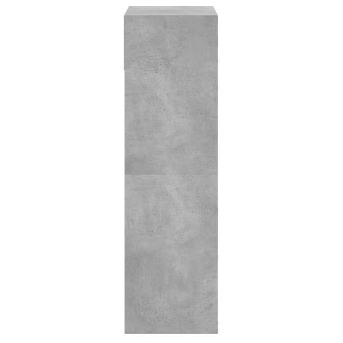 Elégant Meuble à chaussures Gris - Armoire à chaussures gris béton 60x34x116cm - bois dingénierie PRO1303096433461