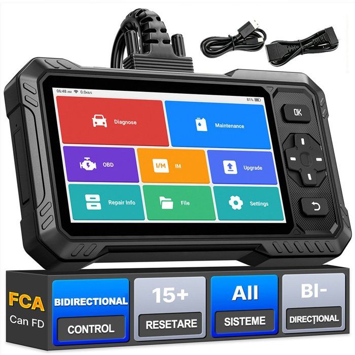 Valise Diagnostic AutoOBD2，communication bidirectionnelle programmation de lECU Diagnostic de base et 15 fonctions spécifiques