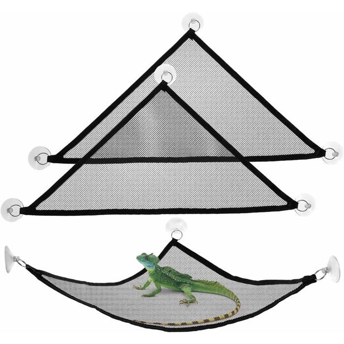 3 Pièces Filet Daccessoires pour Échelle de Chaise Longue Hamacs pour Reptiles Lézards Serpents Hamacs pour Dragons Barbus