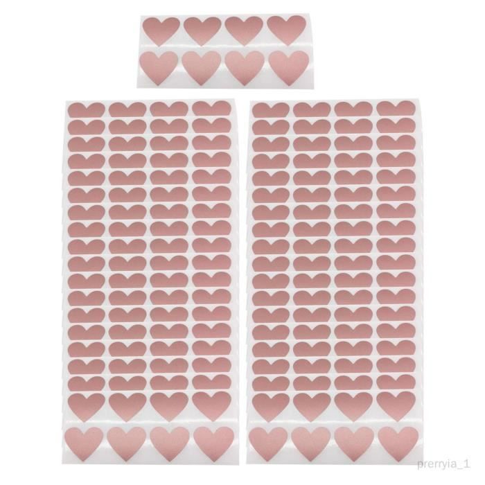 Lot De 300 Grands Autocollants En Mousse En Forme De Cœur Pour Saint-Valentin Et Décorations