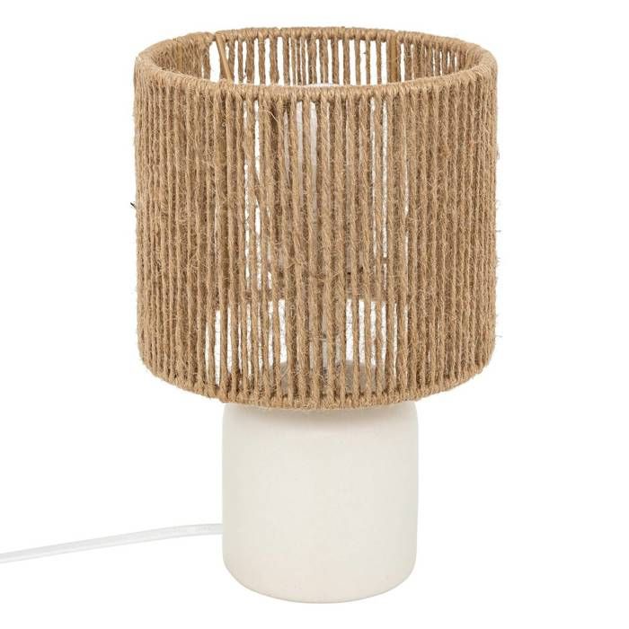 Lampe à poser Koby blanc H24cm - Atmosphera Créateur dintérieur