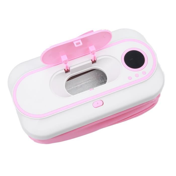 Chauffe-lingettes Bébé TinyBums Avec Veilleuse LED - Température Douce, Compartiment Spacieux, Interrupteur - Couleur Aqua