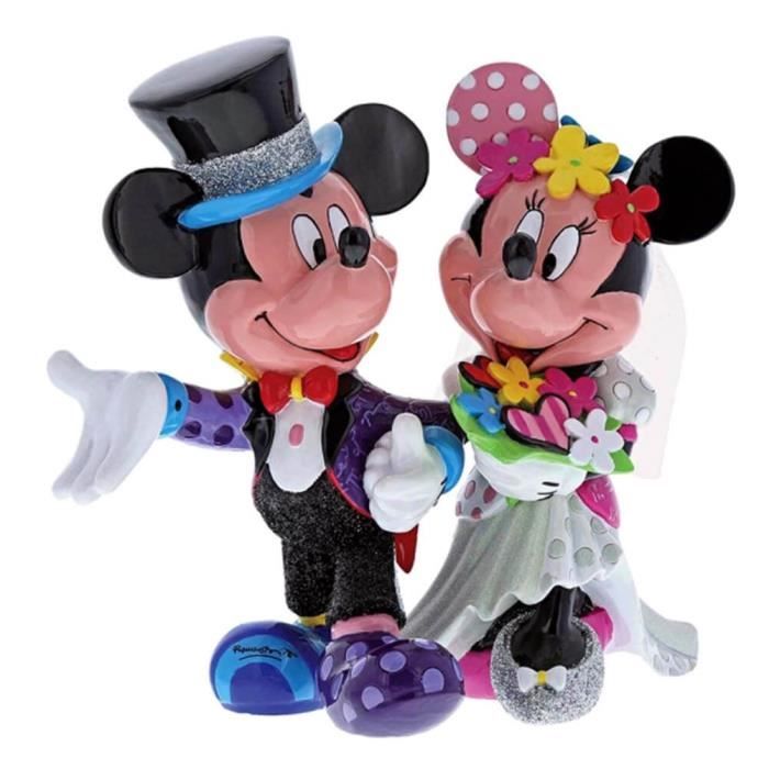 Disney Britto Figurine De Mariage Minnie Et Mickey Mouse Achat