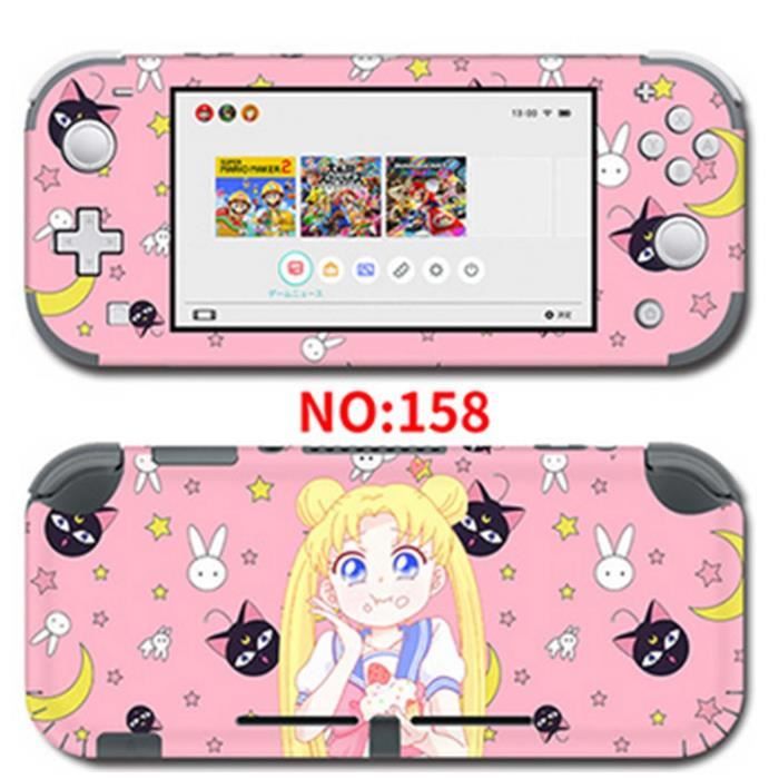 Sticker Skin Console Autocollant Anime Pour Nintendo Switch Lite-Sailor Moon Rose