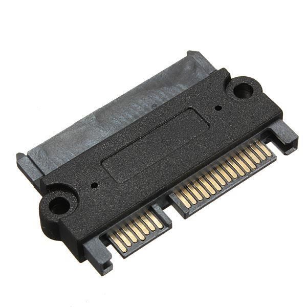 Câble D'extension SATA 22 Broches - 7+15 Mâle/femelle - 30cm - Alimentation Et Données - Neuf