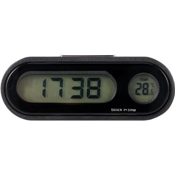 Voiture numérique Horloge DEL Mini Electronic Sucker fenêtre Meter OD