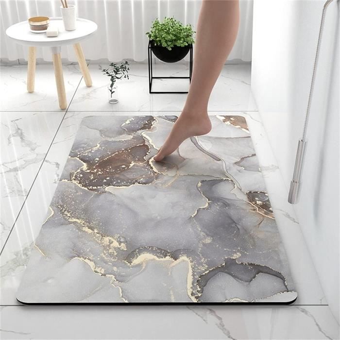 Lanuks Tapis De Séchage En Pierre Pour Comptoir De Cuisine | Tapis De Séchage Mat Avec