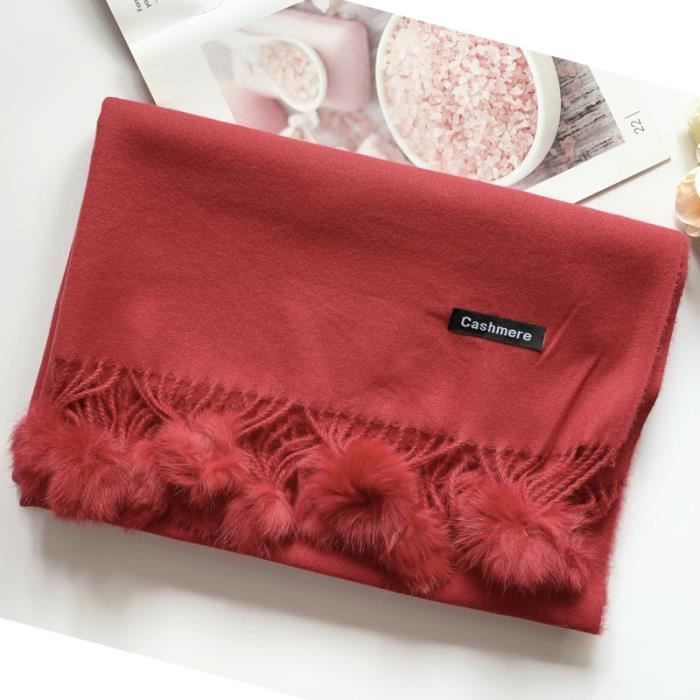 Foulard En Soie Rouge Pour Femme Inspiré Du Carrelage Marocain, Foulard De 71 X 25 Po., Motif Artistique De L'Alhambra, Enveloppement De Tête En Soie Pour Elle, Ourlé à La Main