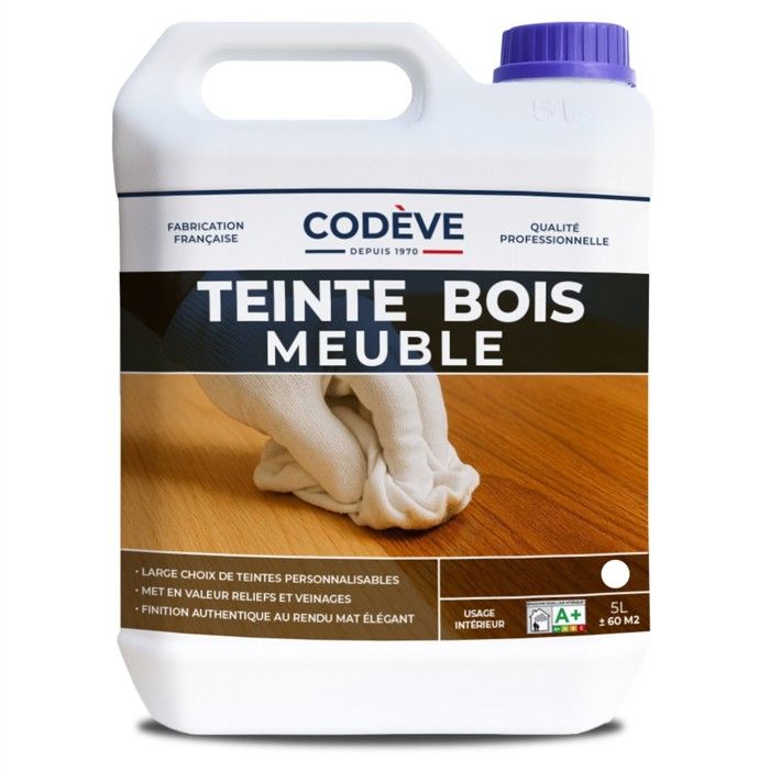 Teinte Meuble Bois - 5 L - Codeve Bois - Chêne clair