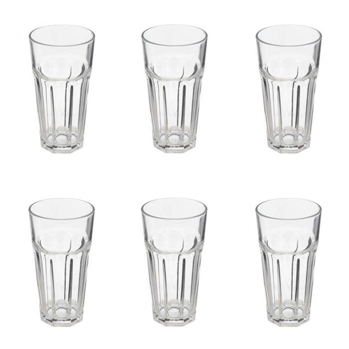 Lot de 6 Verres Mojito 47cl Transparent