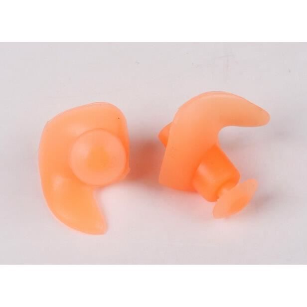 1 Paire Souple Silicone Nager Bouchons D Oreilles Etanches Nager Ecouteurs Surf Natation Bouchons D Oreilles Orange Prix Pas Cher Cdiscount