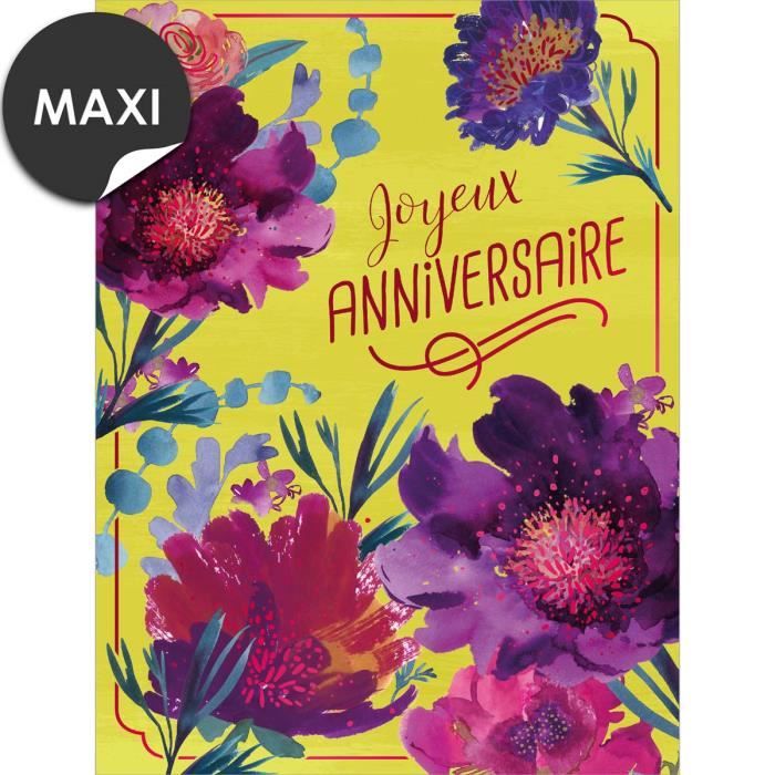 Grande Carte Anniversaire Joyeux Anniversaire Fleurs Draeger Paris Cdiscount Beaux Arts Et Loisirs Creatifs Grande Carte Anniversaire Joyeux Anniversaire Fleurs Draeger Paris Cdiscount Beaux Arts Et Loisirs Creatifs
