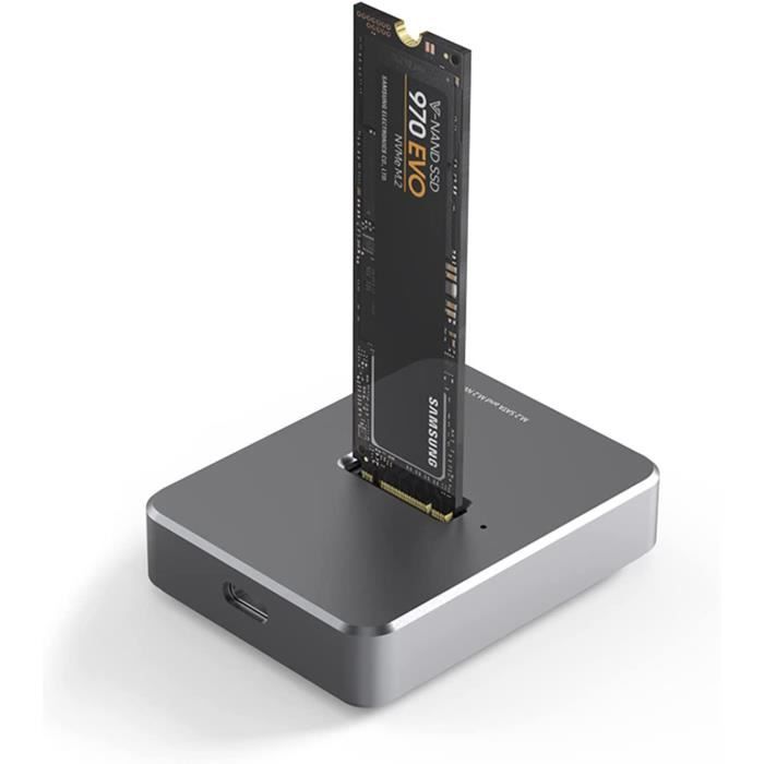 Adaptateur de boîtier SSD M.2 NVME et SATA, USB 3.1 Gen 2 10Gbps