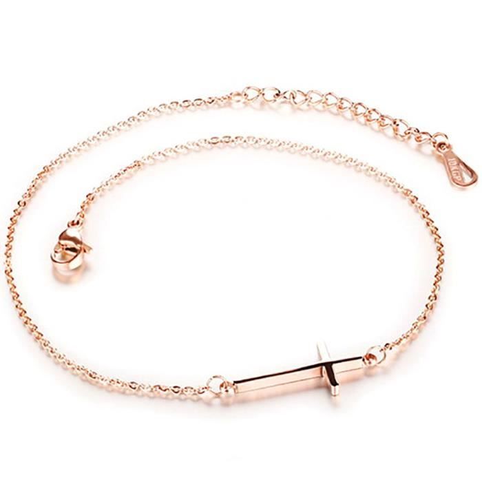 Gourmette cheville femme clearance