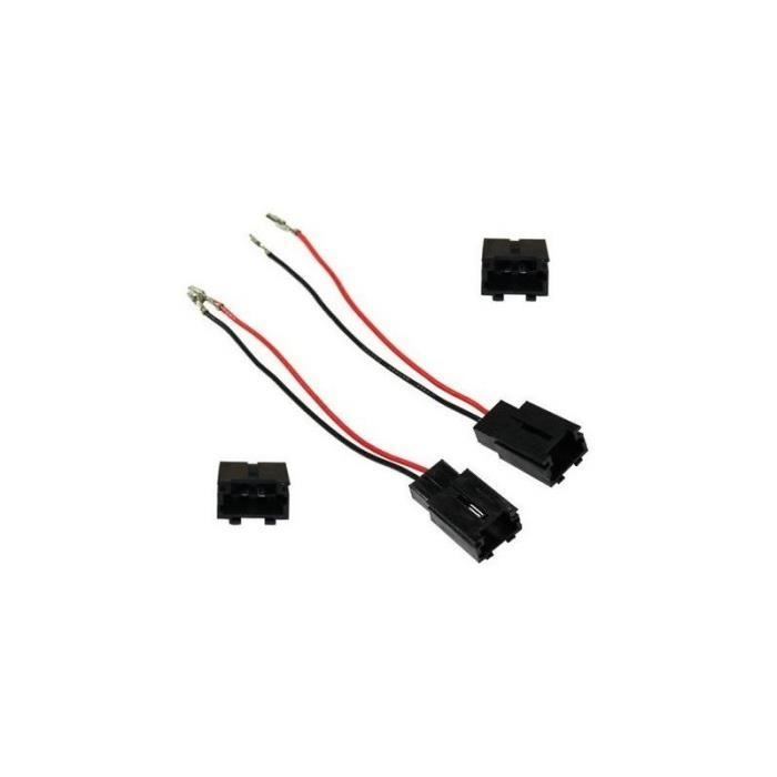CONNECTEURS FICHES ENCEINTES HAUT-PARLEURS POUR PEUGEOT 206 2000