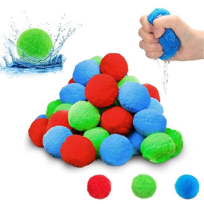 Lot De 6 Bombes à Eau Réutilisables - Fermeture Magnétique Automatique - Remplissage Rapide - Pour Enfants Et Adultes