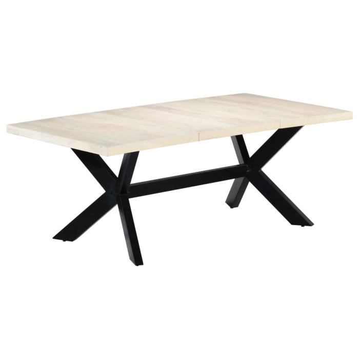 Table A Manger 6 A 8 Personnes Style Industriel 200 X 100 X