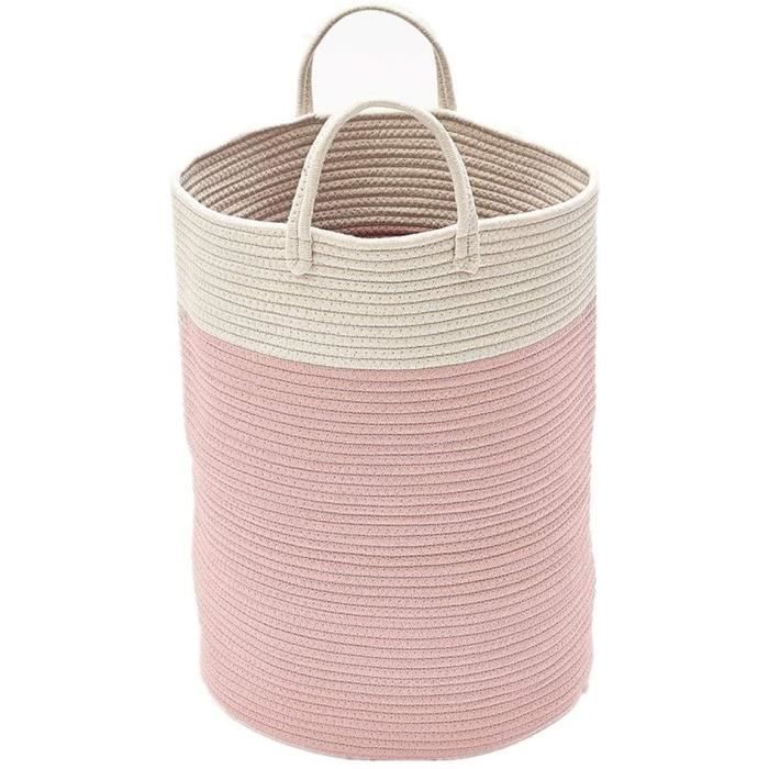2PCS Paniers à Linge - Grandes Corbeilles à Linge Pliables avec 2PCS Paniers à Linge - Grandes Corbeilles à Linge Pliables avec