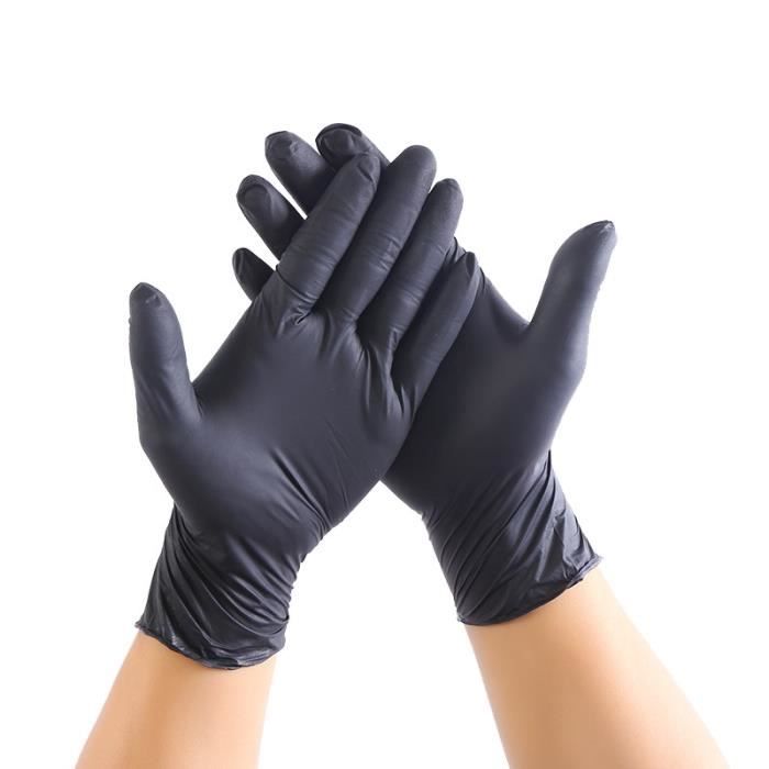 Gant latex alimentaire noir clearance