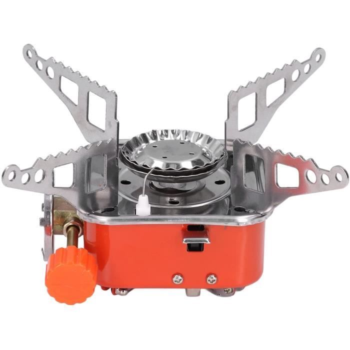 Pare-brise de réchaud - VGEBY - Pliant - Fer durable - Facile à transporter - 4 plaques