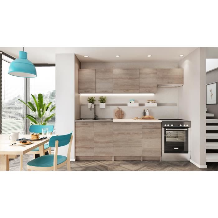 Cuisine Complete L 240 Cm Achat Vente Pas Cher