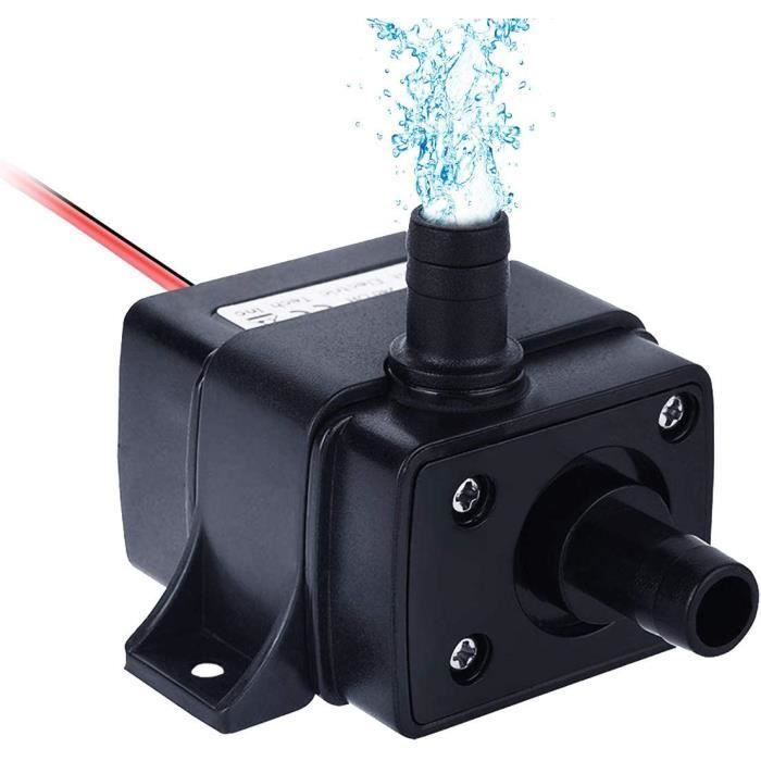 12V ZC-A250 Mini pompe à eau auto-amorçante anticorrosion à courant continu pour outil de pompage deau daquarium 