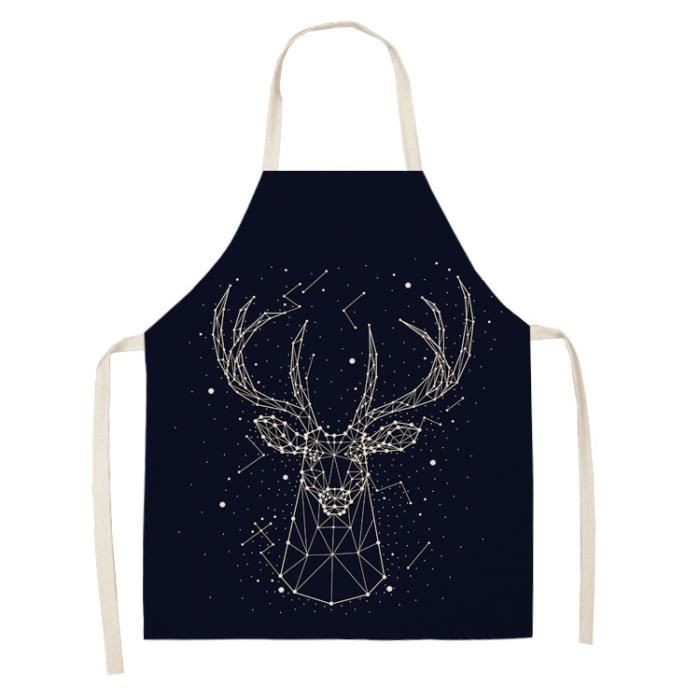 Tablier De Noël 2 Pièces - Modèles Père Noël Et Sapin, Réglable, Pour Cuisine, Pâtisserie Et Décoration Festive - 9