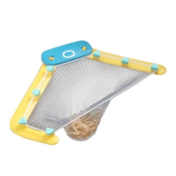 Filtre D'évier Triangulaire Avec Sacs Jetables - Pour éviers De Cuisine, Protège Des Résidus Et Cheveux - Lot Avec 50 Sacs - Design Compact