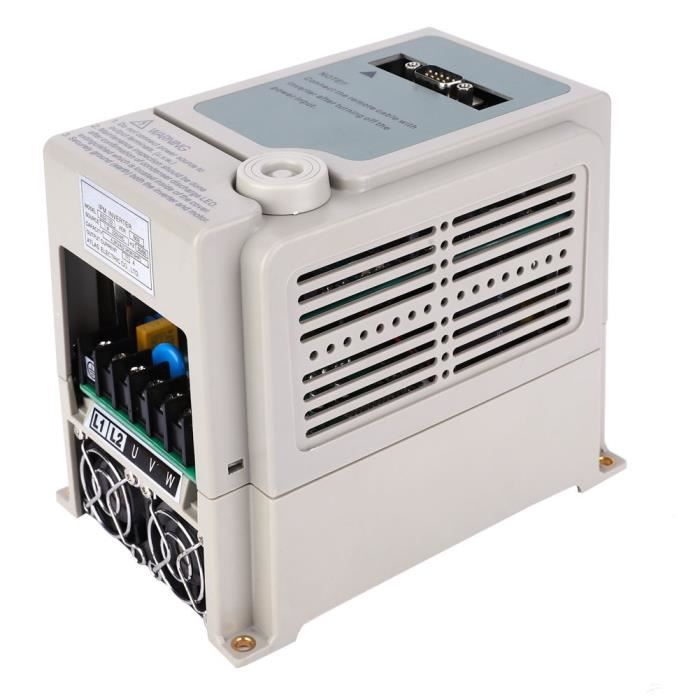 Convertisseur Monophasé Vers Triphasé 400W 3HP 220V VFD Variateur De Fréquence 0.1-400Hz
