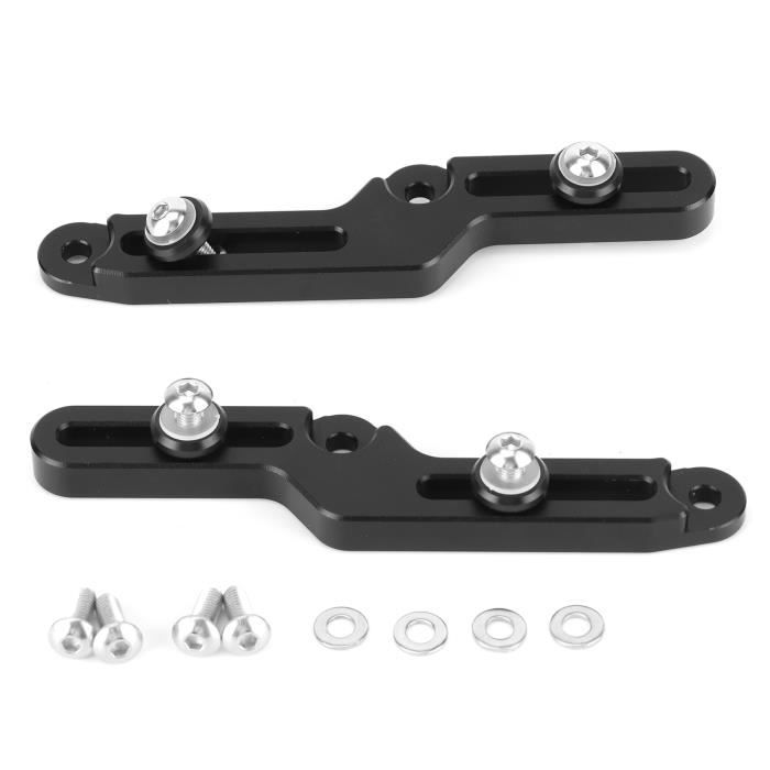 Réglage Pare-brise Moto NC750X 2016-2019 - Support CNC Réglable, Noir Ou Argent, Fixation 4 Points, Montage Facile - 3