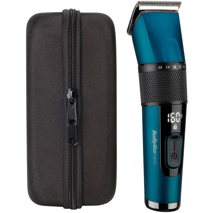 Tondeuse cheveux BABYLISS P1362E Lames acier japonais 45 hauteurs Ecran digital Batterie lithium