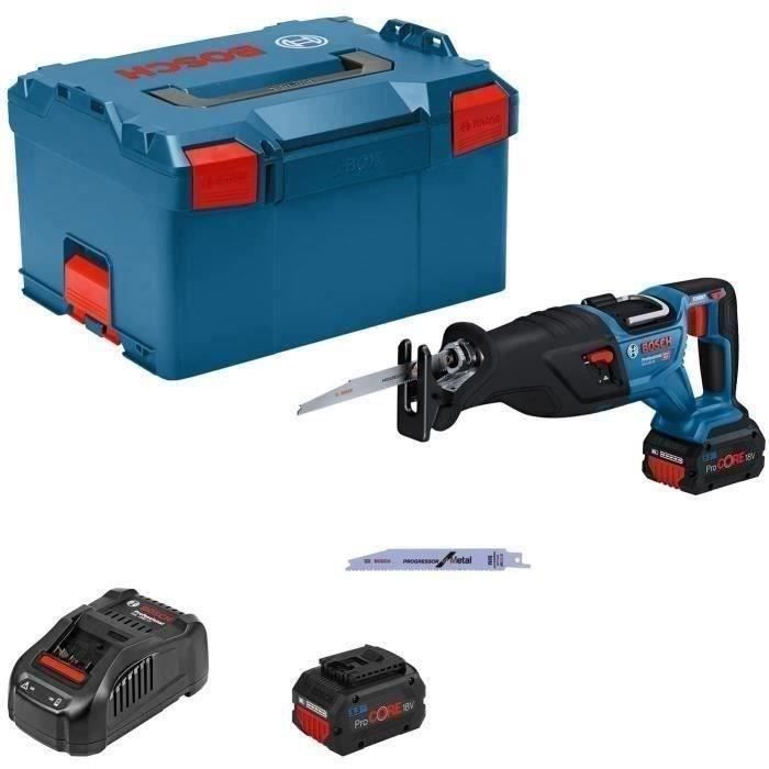 Scie sabre 18V GSA 18V-28 + 2 batteries Procore 5,5Ah + Chargeur en coffret L-BOXX - BOSCH - 06016C0