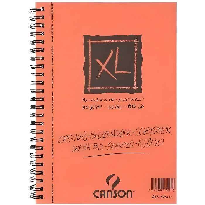 Canson Album De 60 Feuilles Papier Dessin Croquis Xl Spirale Grand C Achat Vente Carnet De Croquis Canson Album De 60 Feuilles Cdiscount
