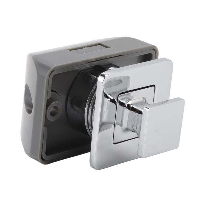 5 Serrures Bouton Poussoir Sans Clé Pour Camping-car – Facile à Installer – Marron/doré – Neuf